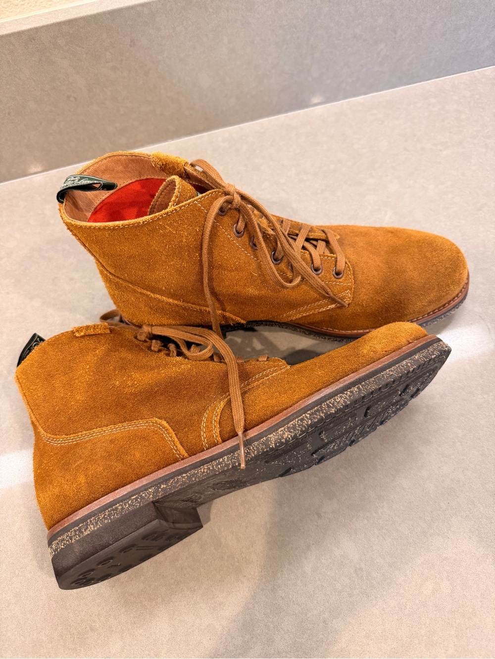 Ralph Lauren Polo Country Men’s Suede Boot - Picture 2 of 6